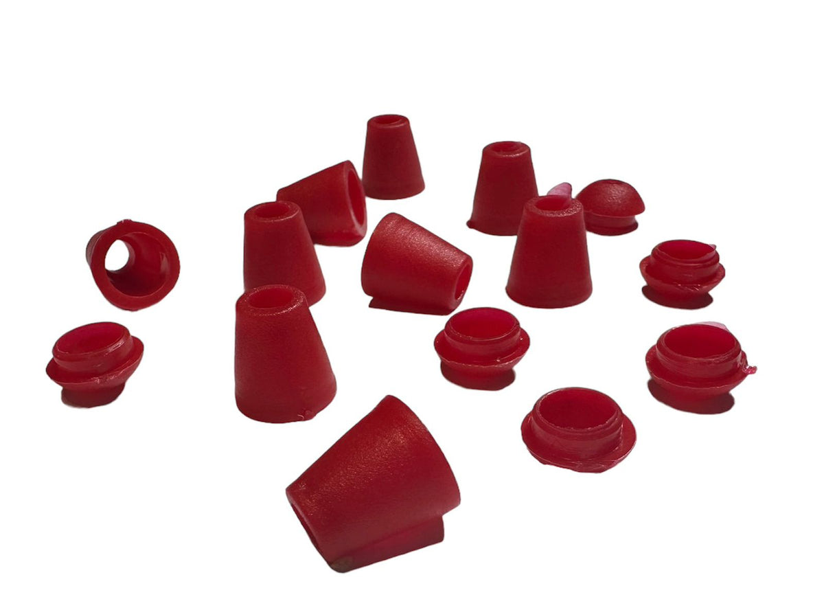 BELLOTA DE PLASTICO ROJO