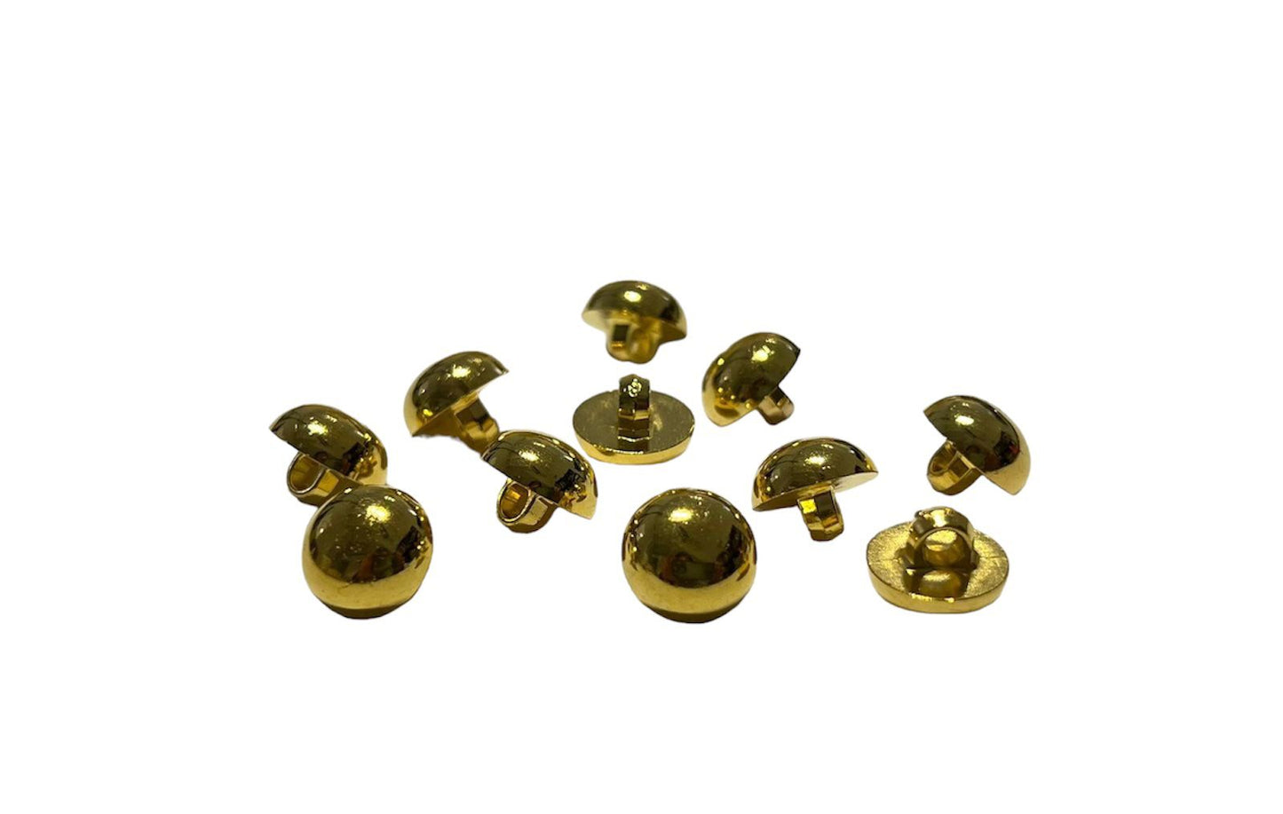 BOTON 1/2 PERLA ORO #20
