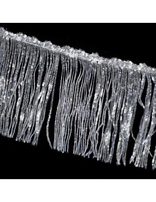 FLECO DE LENTEJUELA PLATA