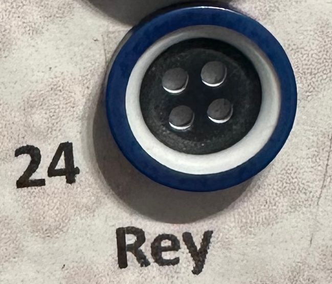 BOTON SASTRE BICOLOR REY #24