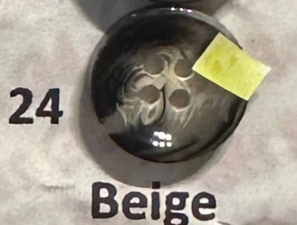 BOTON SASTRE CAZUELA BEIGE #24