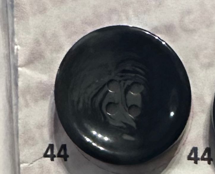 BOTON SASTRE CAZUELA NEGRO #44