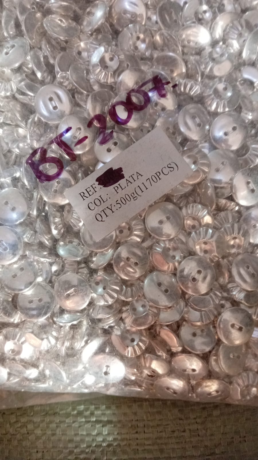 BOTON PLANO PLATA #20