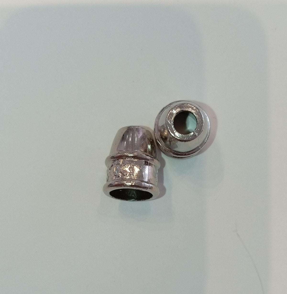 BELLOTA DE PLASTICO GRABADA ORO ROSA