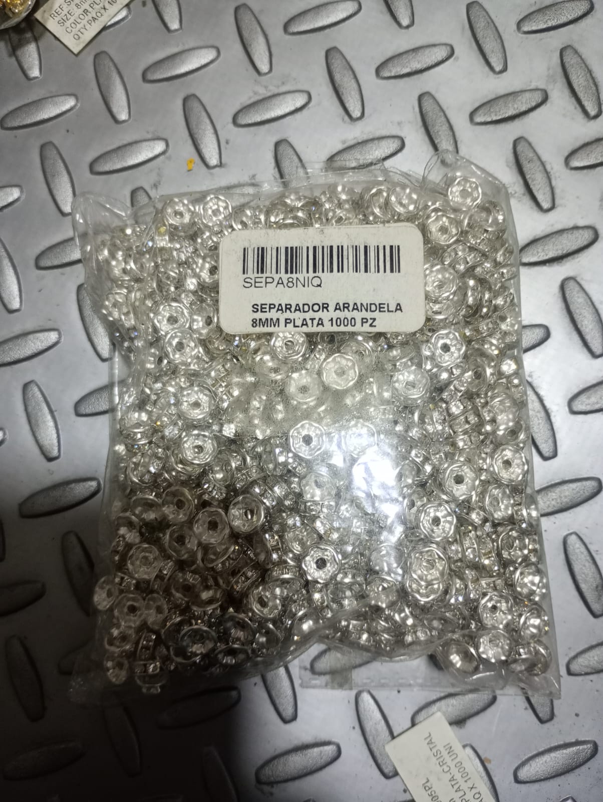 SEPARADOR ARANDELA PLATA