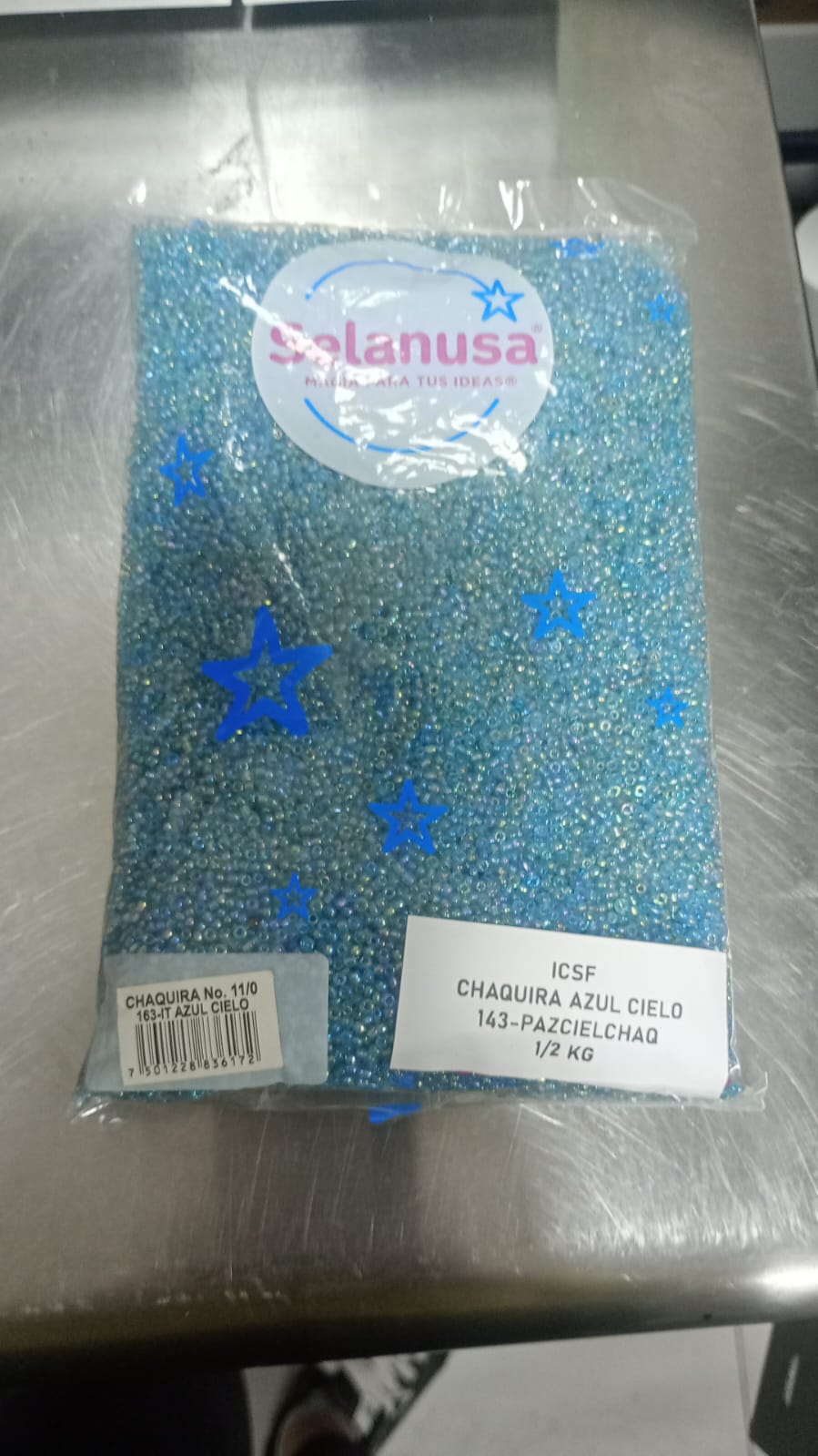 CHAQUIRA AZUL CIELO 1/2 KG