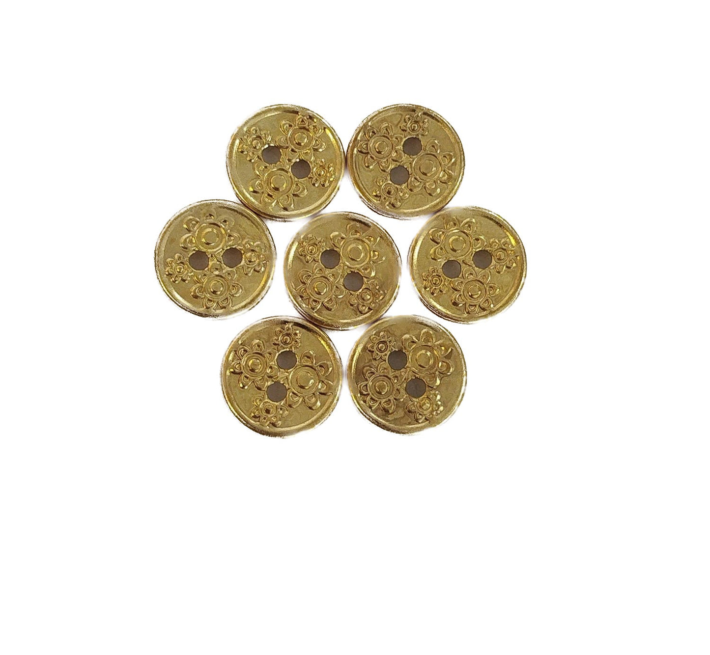 BOTON LAMINA SOLES #24 DORADO