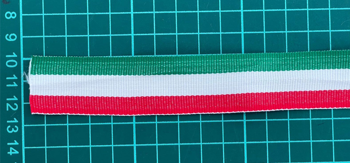 CINTA POPOTILLO TRICOLOR 2.5 CM