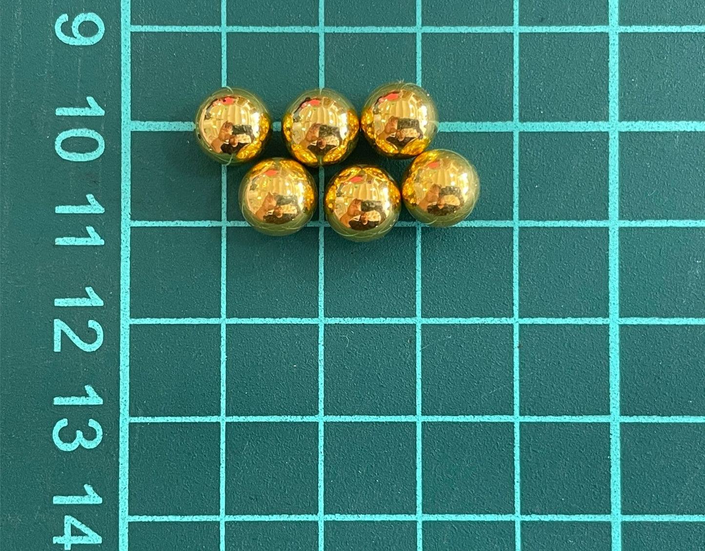 PERLA DE REMACHE #6 ORO