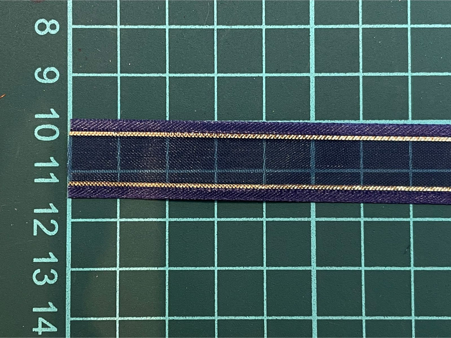 LISTON DE ORGANZA 5/8 MARINO