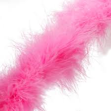 PLUMA MARABÚ MINI ROSA NEON