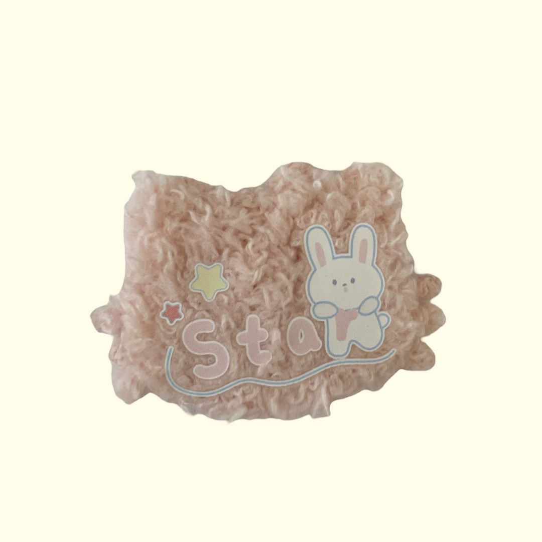 PELUCHE CONEJO ESTRELLA ROSA