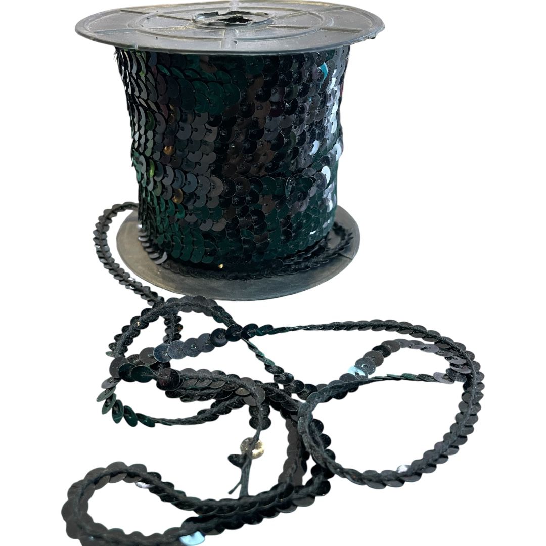 LENTEJUELA ROLLO NEGRO