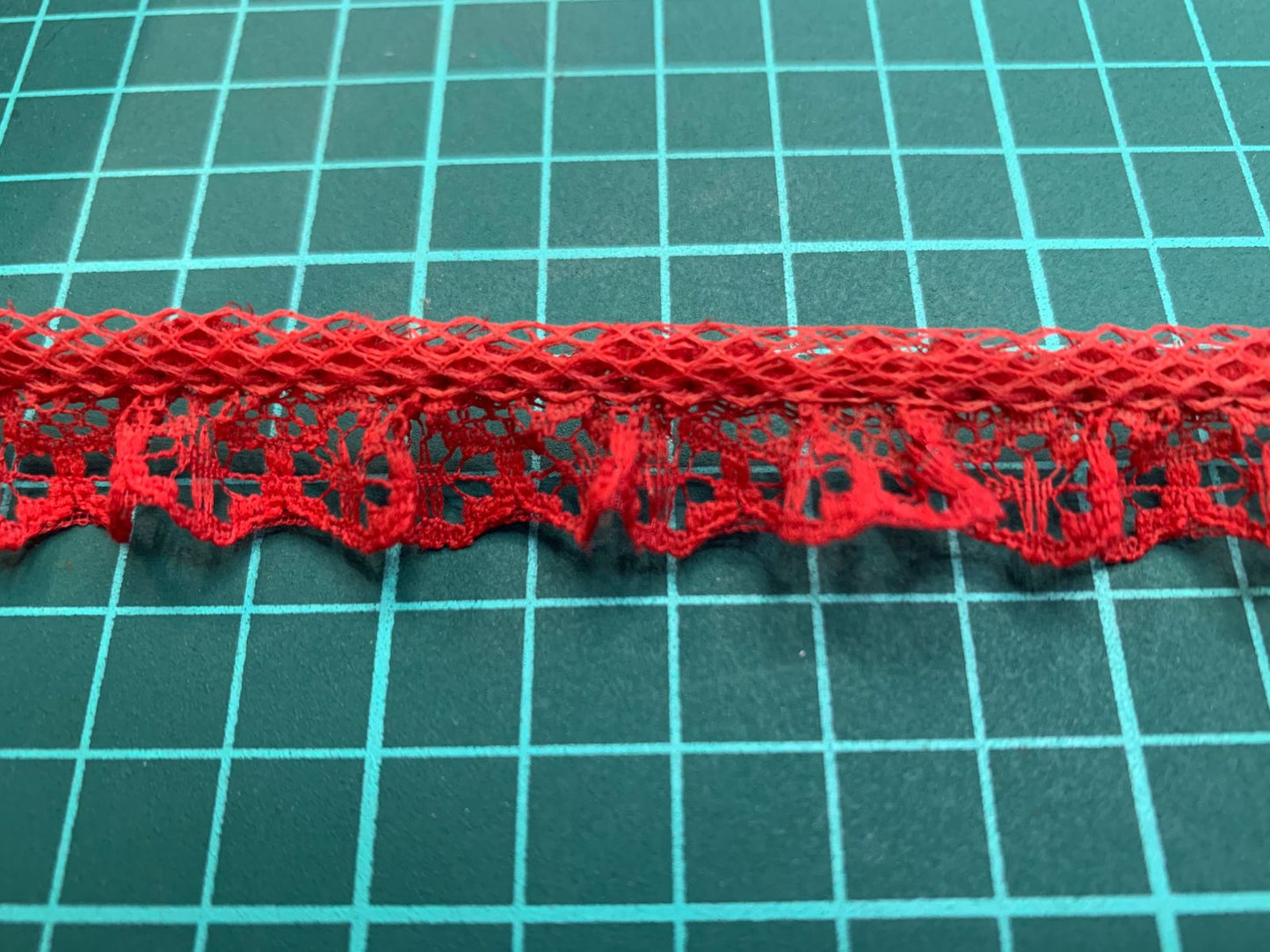 ENCAJE 3CM ROJO