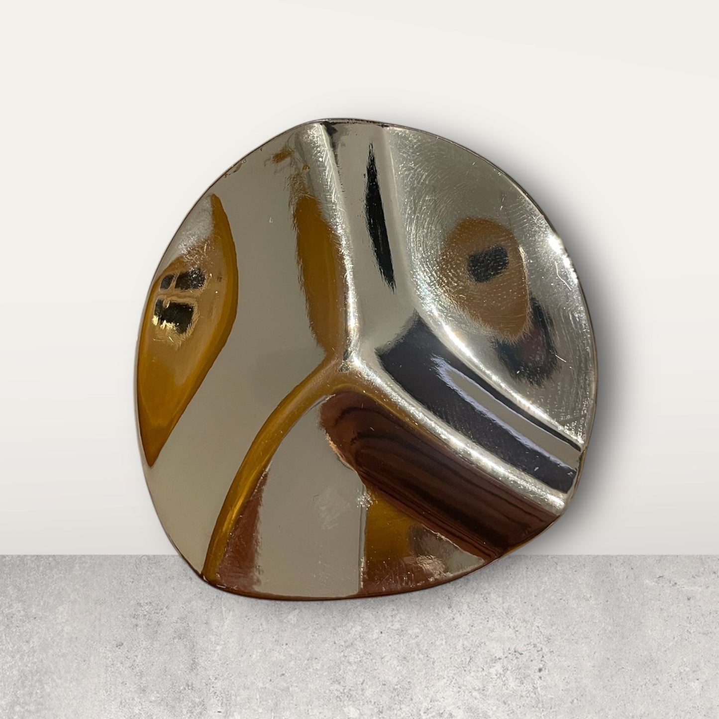 HEBILA CIRCULAR IRREGULAR ORO-ROSA