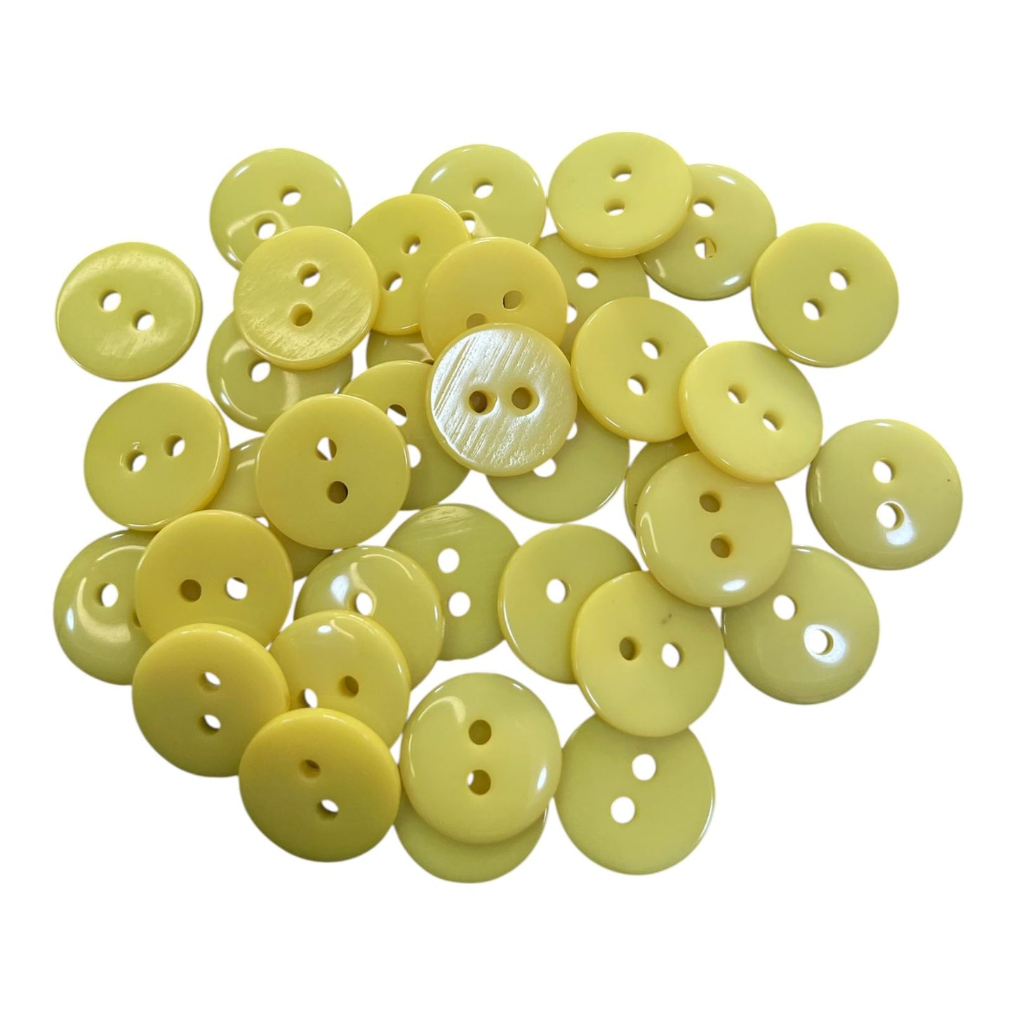BOTON DE PASTA #20 AMARILLO CANARIO GRUESA