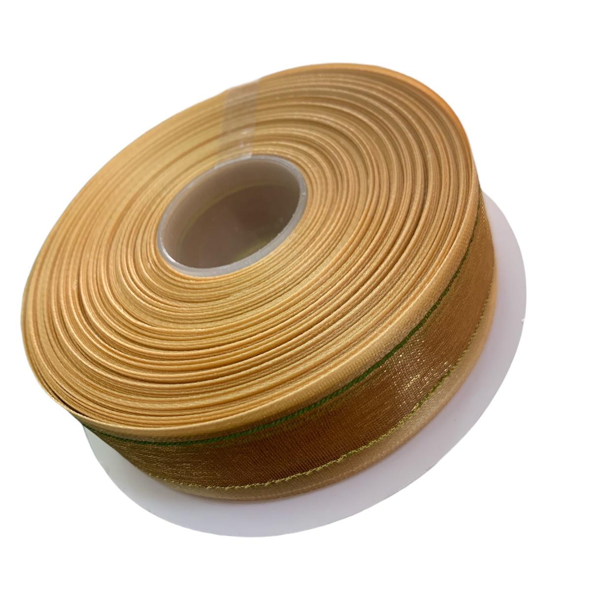 LISTON DE ORGANZA 7/8 ORO