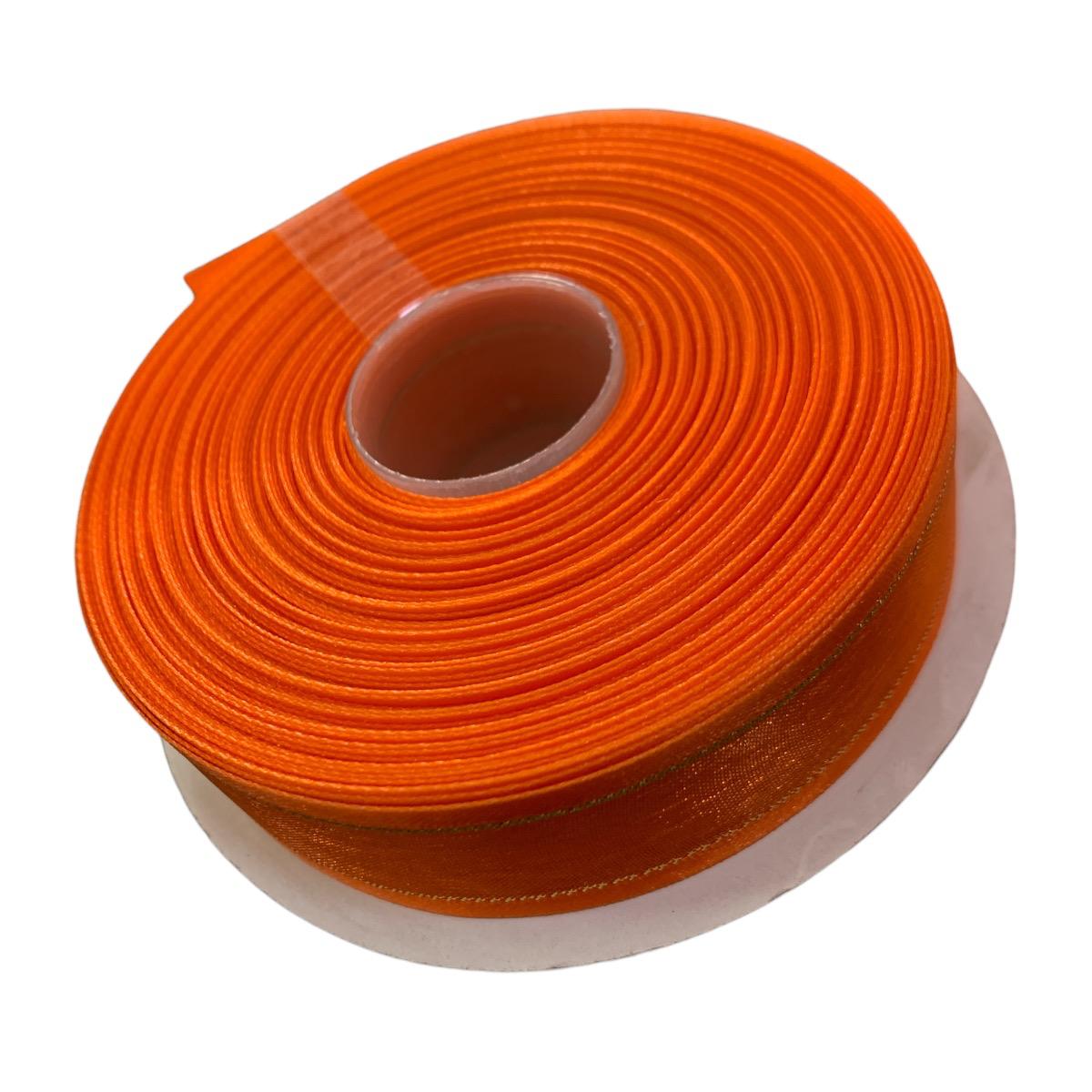 LISTON DE ORGANZA 7/8 NARANJA