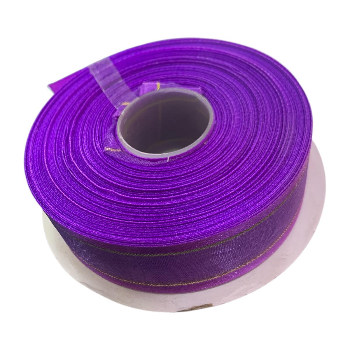 LISTON DE ORGANZA 7/8 MORADO