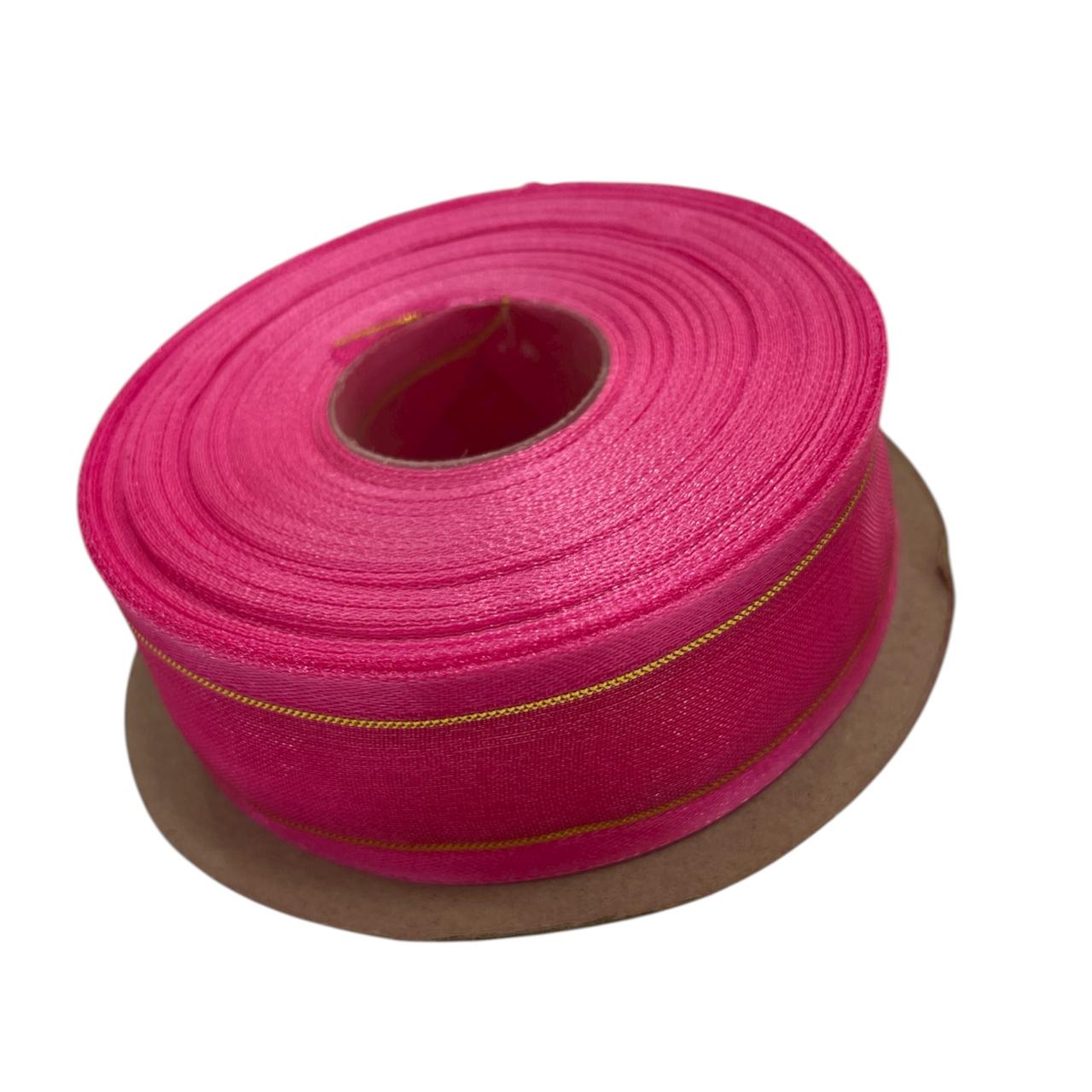 LISTON DE ORGANZA 7/8 FUSCHIA