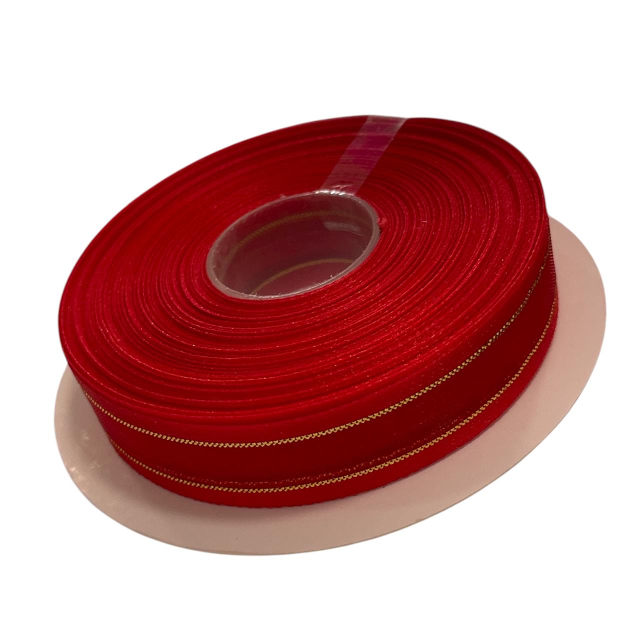 LISTON DE ORGANZA 5/8 ROJO