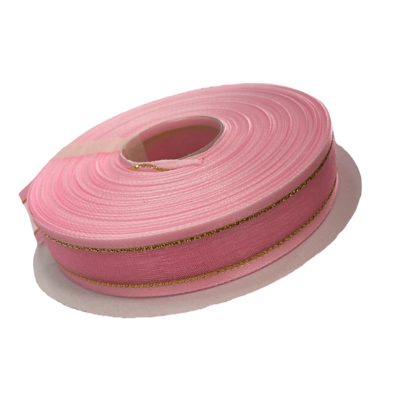 LISTON DE ORGANZA 5/8 ROSA PASTEL