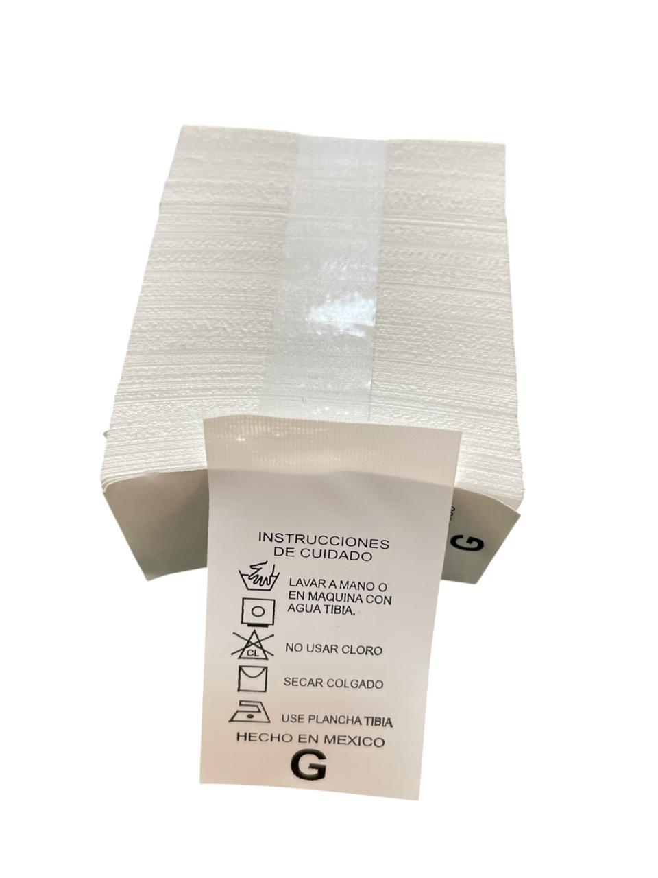 TALLA DE NYLON INSTRUCTIVO GRANDE