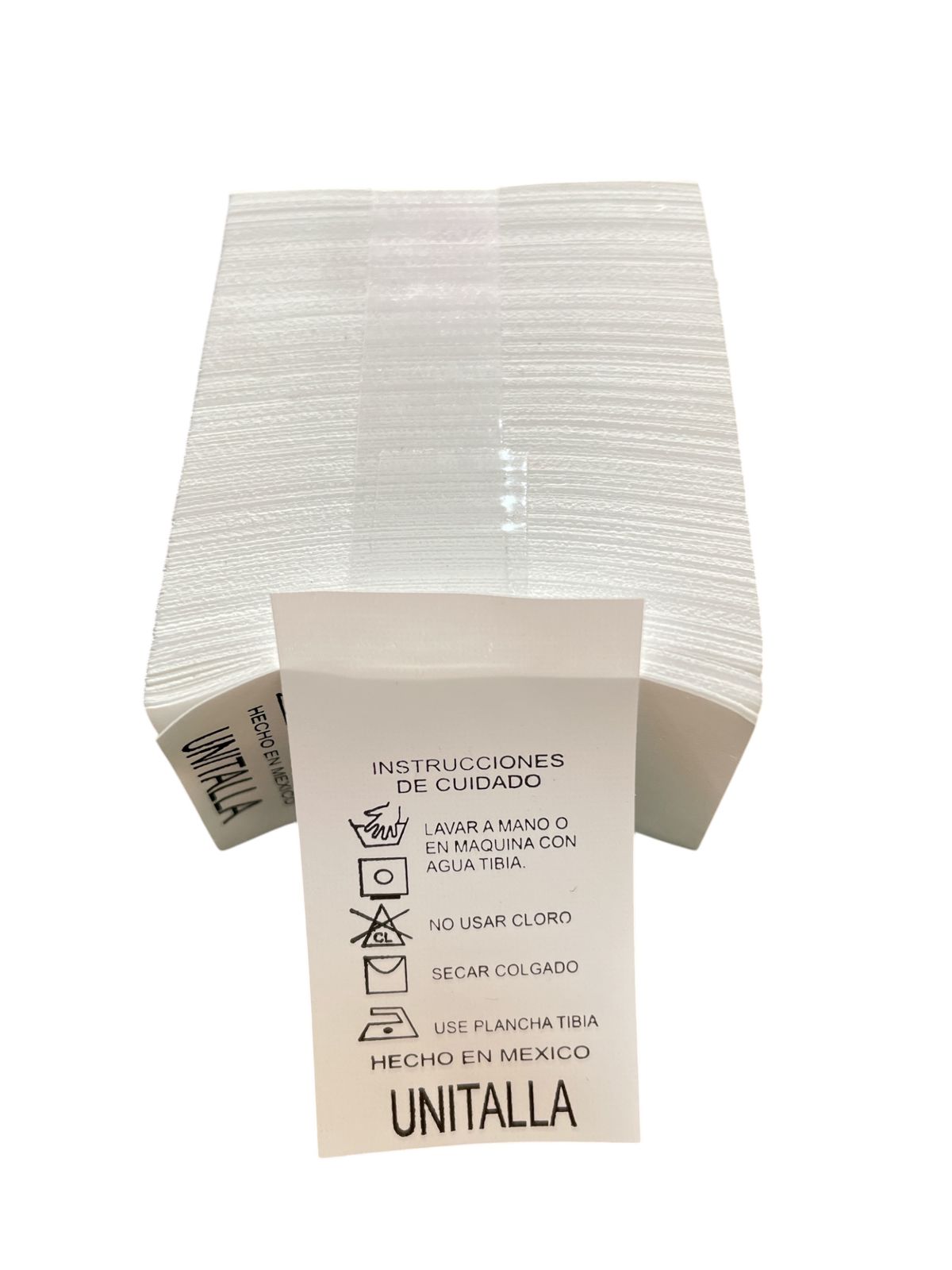 TALLA DE NYLON INSTRUCTIVO UNITALLA