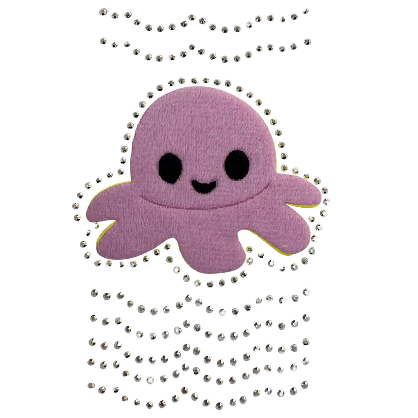PULPO CON PEDRERIA FIUSHA 13.5*8.1cm -- 0M0709