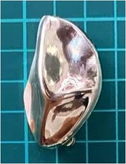 HEBILLA CIRCULAR IRREGULAR ORO-ROSA KXG-20