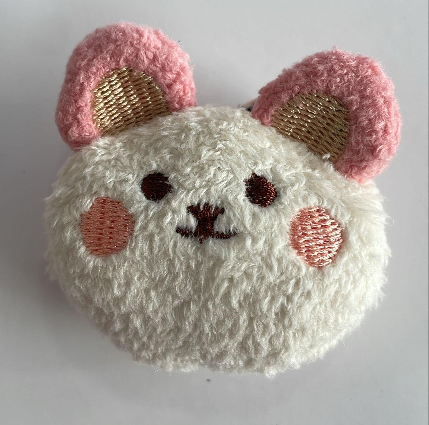 PELUCHE RATON OREJAS ROSAS