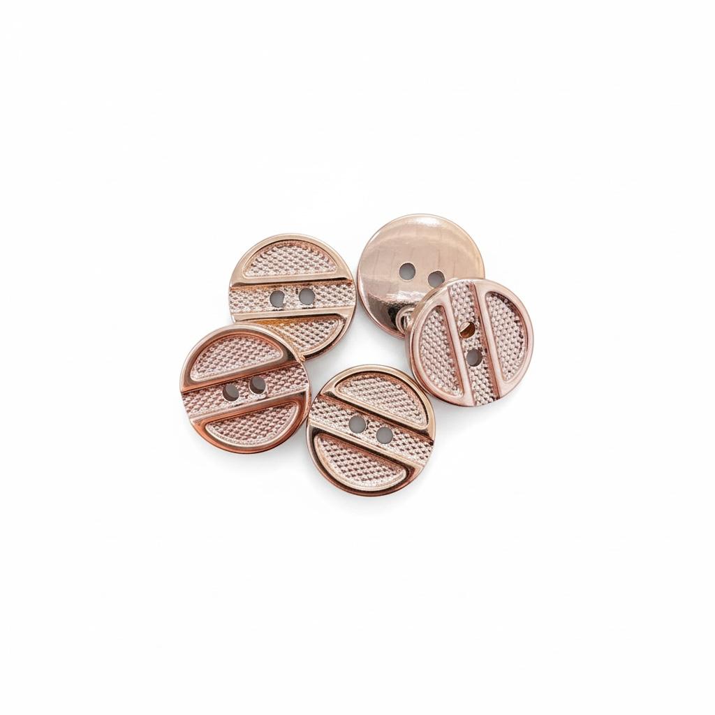 BOTON DE FIGURAS #20 ORO ROSA H-151