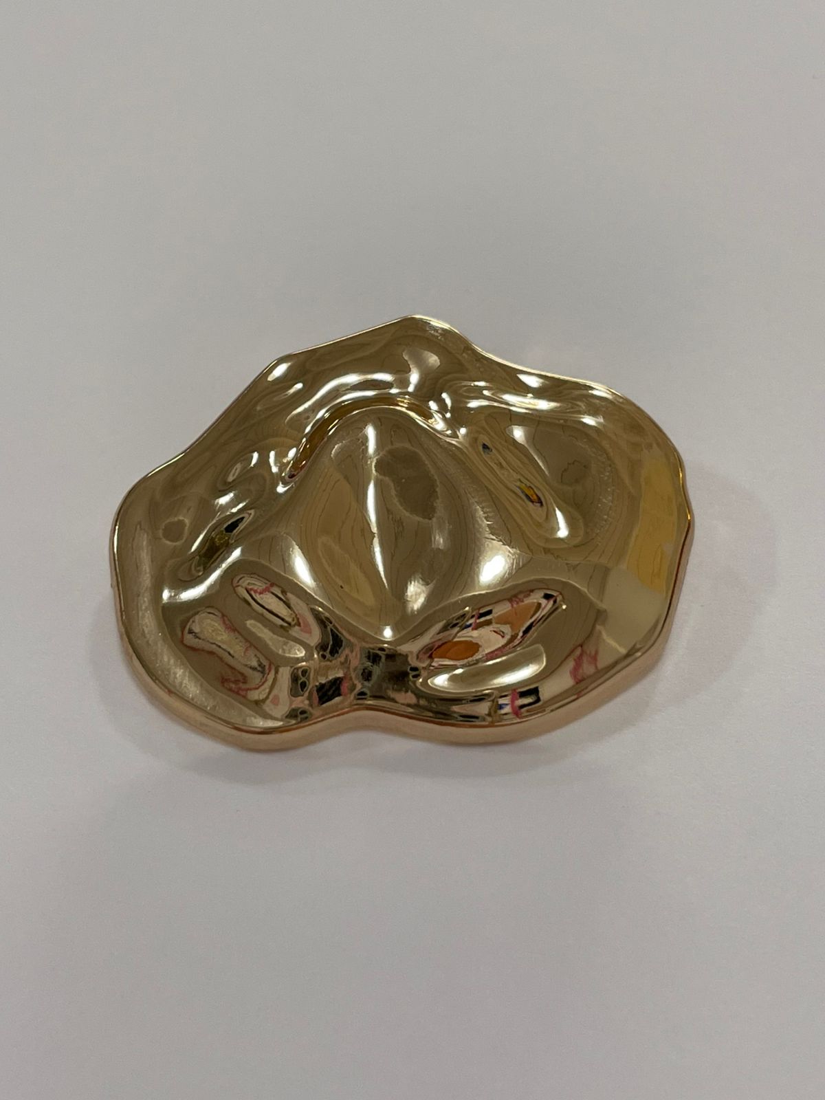 BOTON DONA IRREGULAR ORO ROSA JHS-147