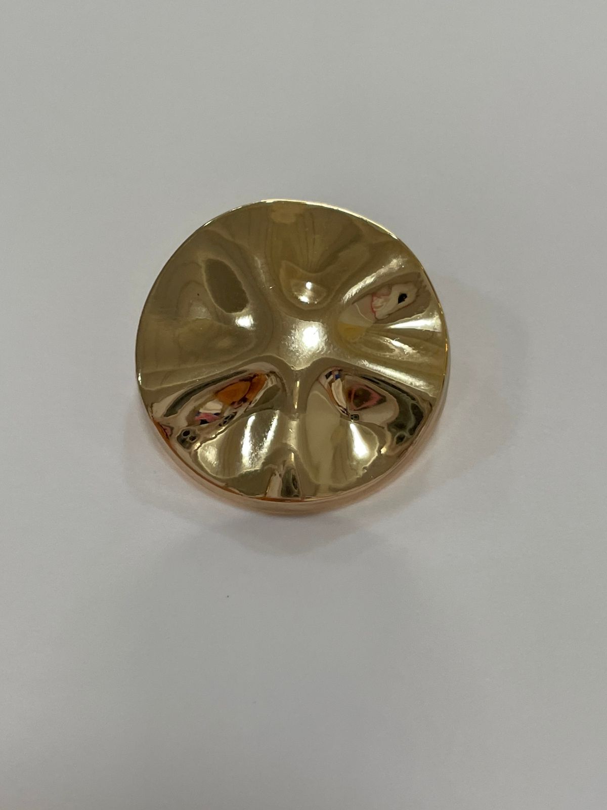 BOTON ESTRELLA 5 IRREGULAR ORO ROSA JHS-137