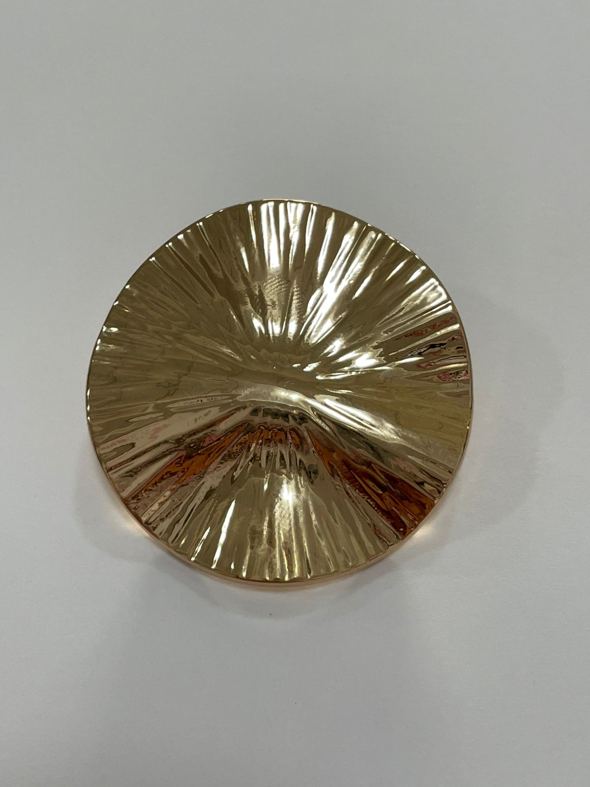 BOTON FLOR RAYAS IRREGULAR ORO ROSA JHS-144