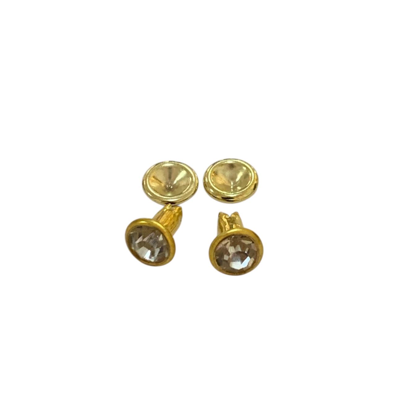 PIEDRA DE REMACHE #6 ORO