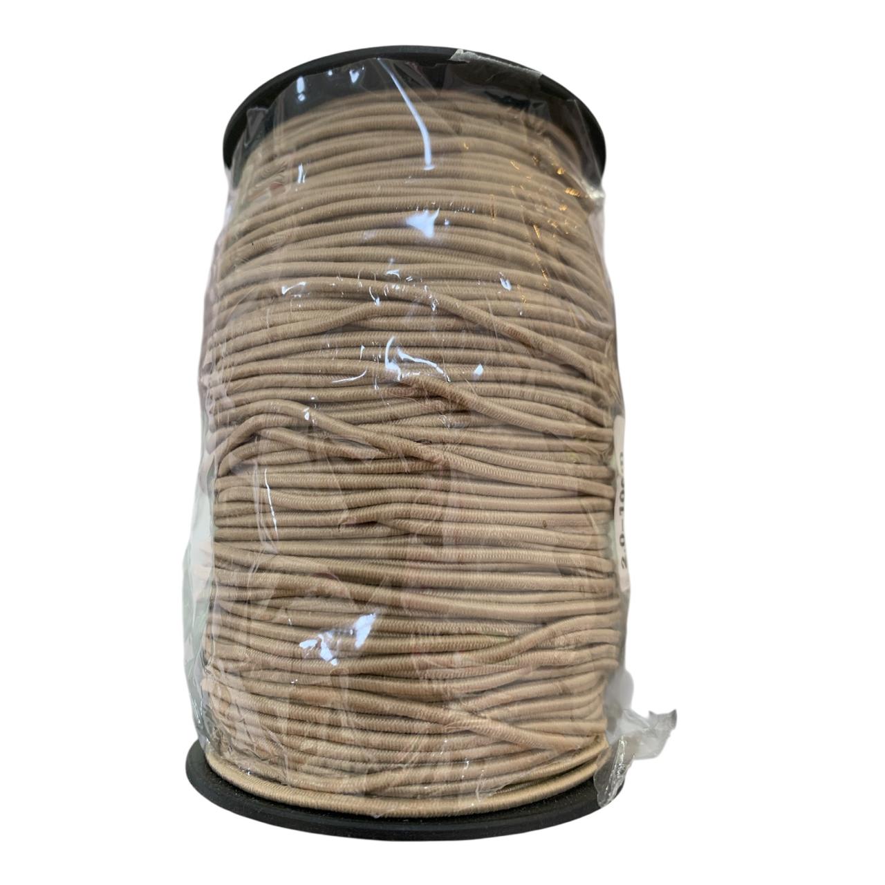 COLA DE RATA ELASTICA BEIGE #39