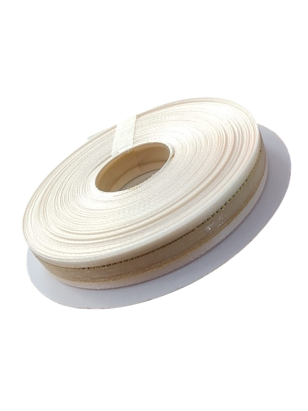 LISTON DE ORGANZA 3/8 HUESO 349