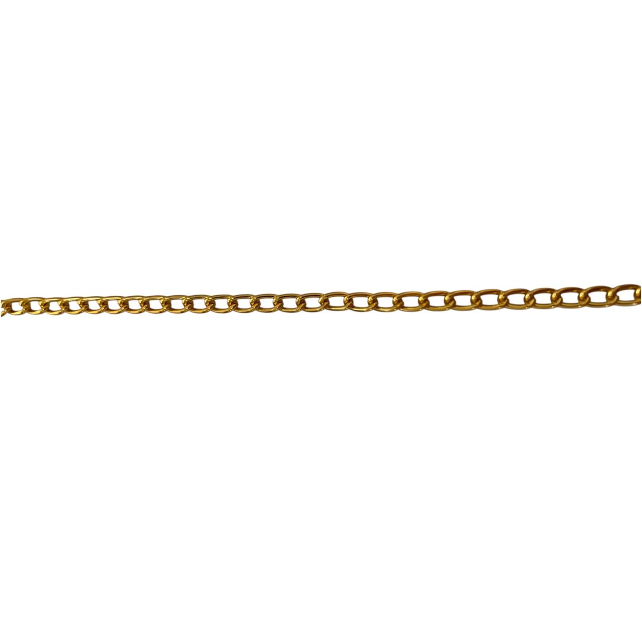 CADENA ALUMINIO DORADA 1105
