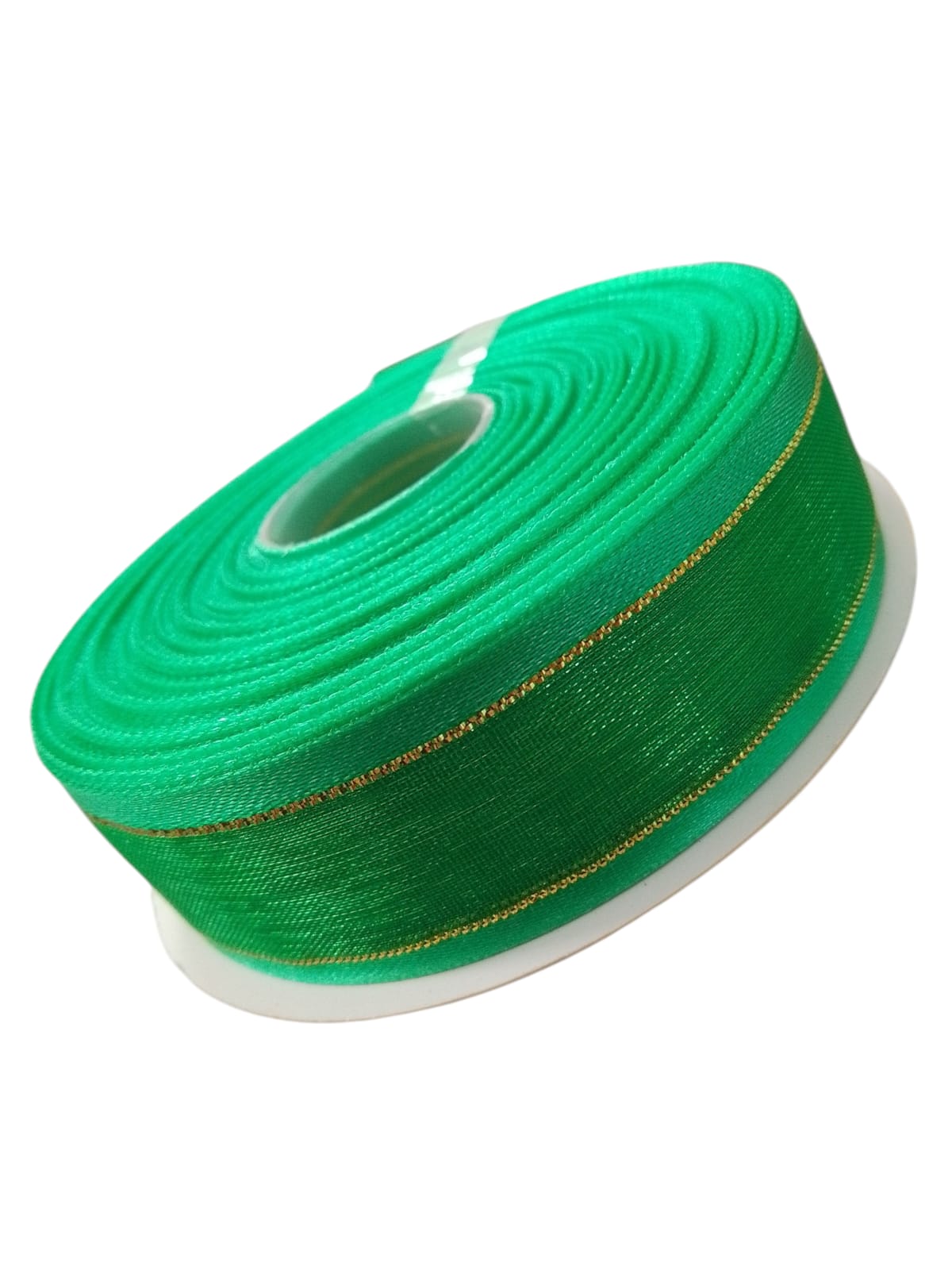 LISTON DE ORGANZA 7/8 VERDE ESMERALDA