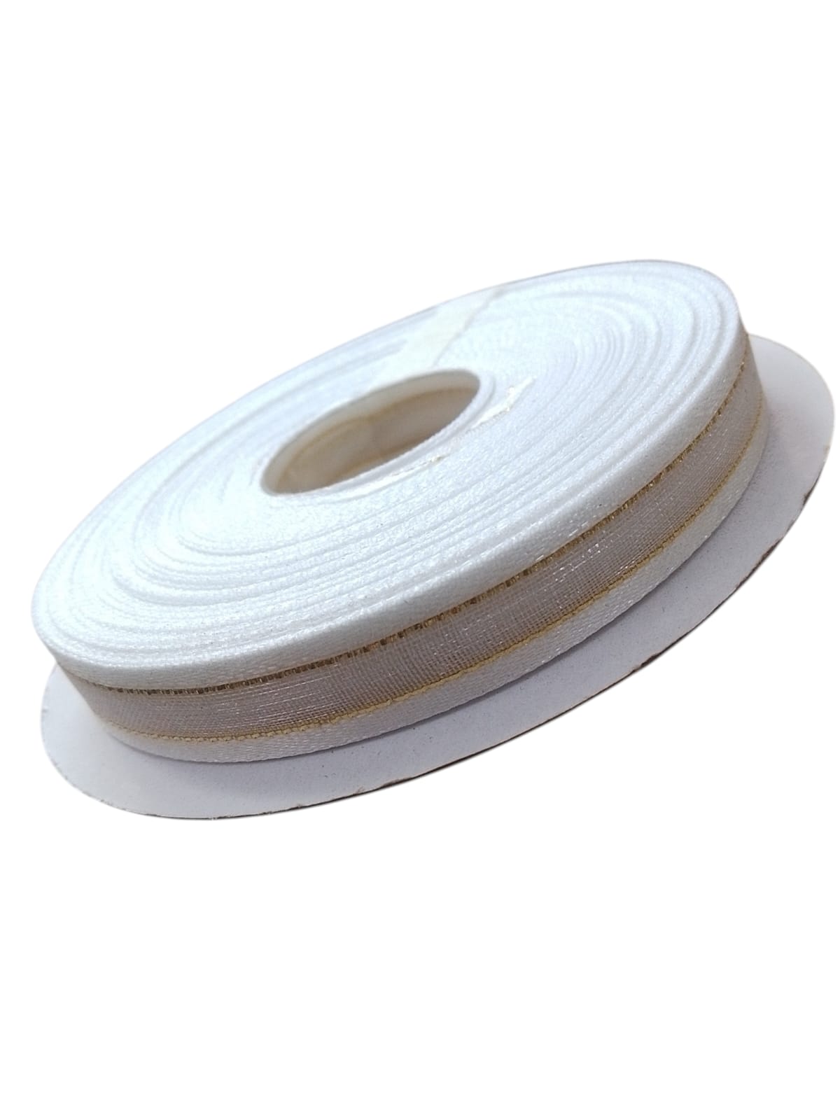 LISTON DE ORGANZA 3/8 BLANCO WHITE 300