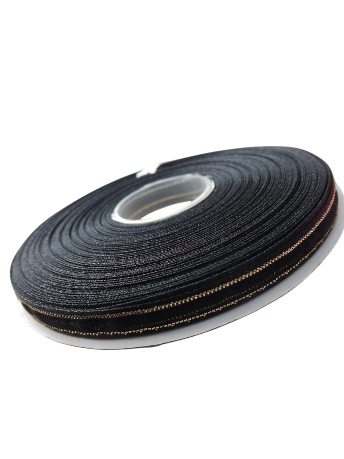 LISTON DE ORGANZA 1/4 NEGRO