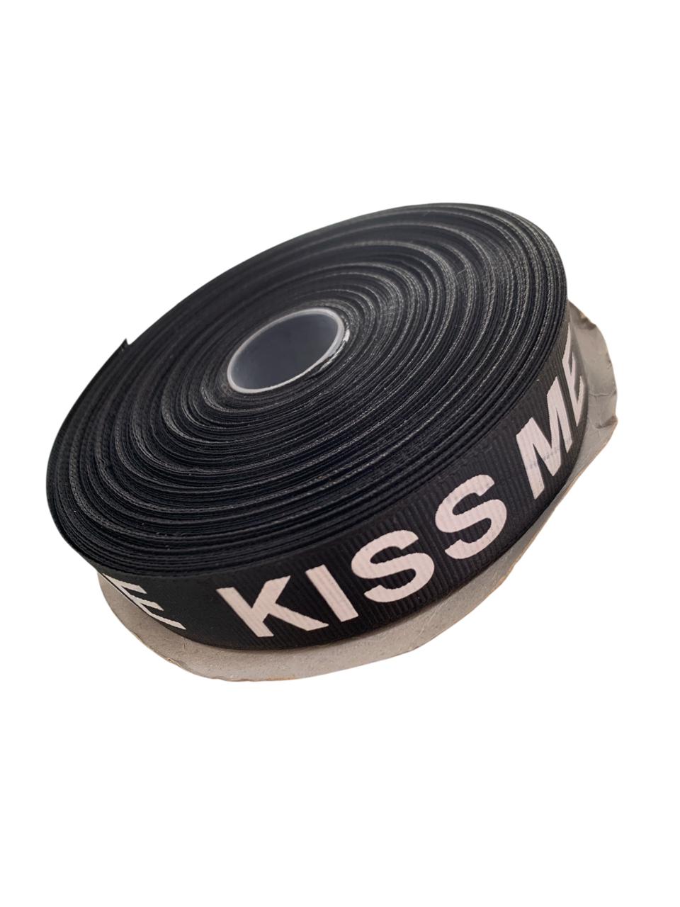 CINTA POPOTILLO ESTAMPADO DE 5/8 KISS ME
