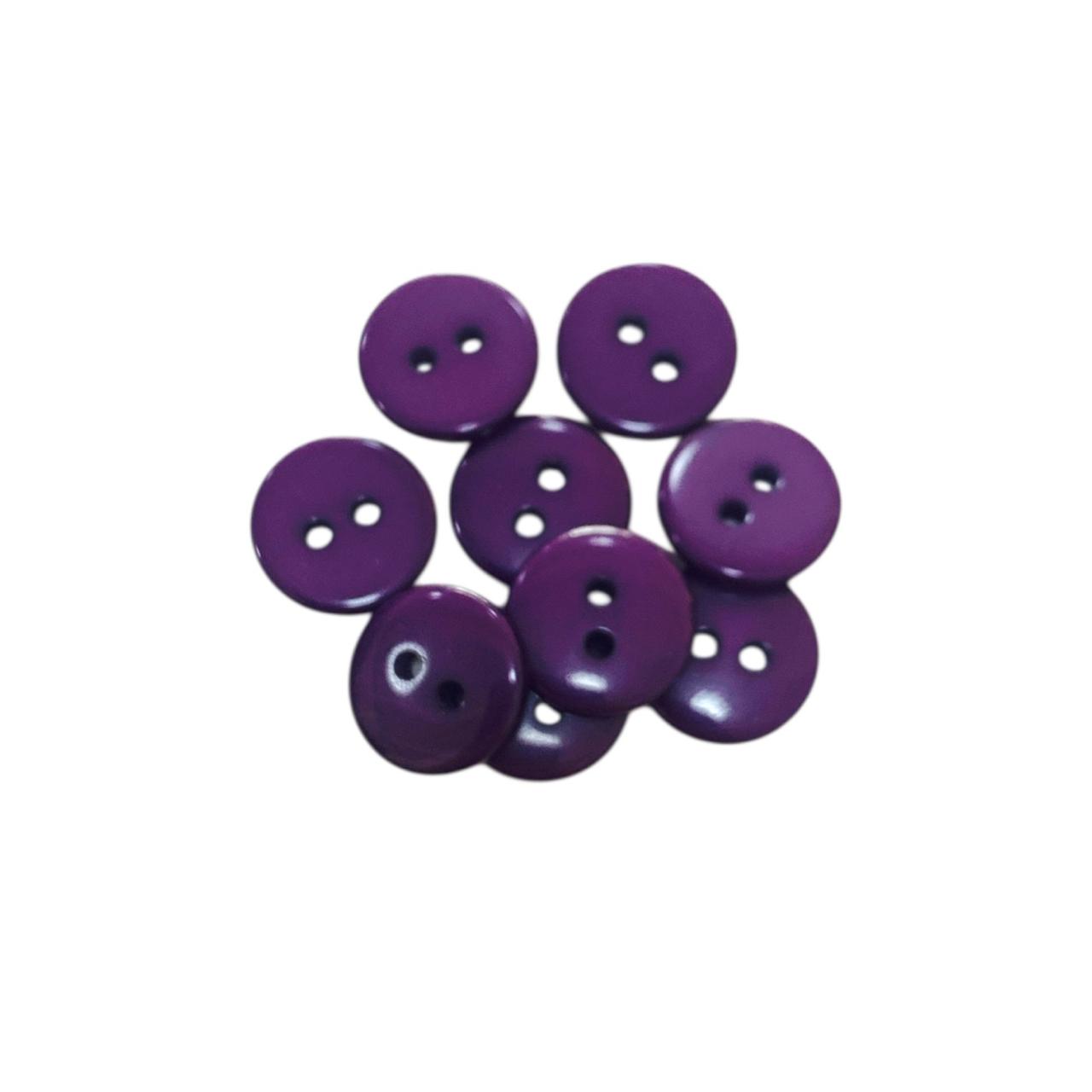 BOTON DE PASTA #18 MORADO GRUESA