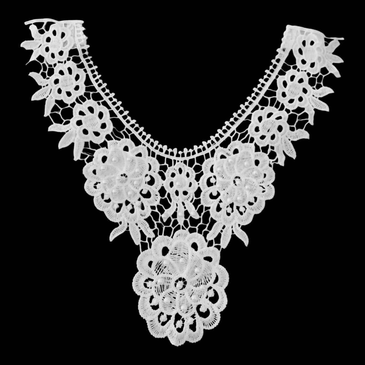 CUELLO SEDA DE LECHE C/PERLA 26967