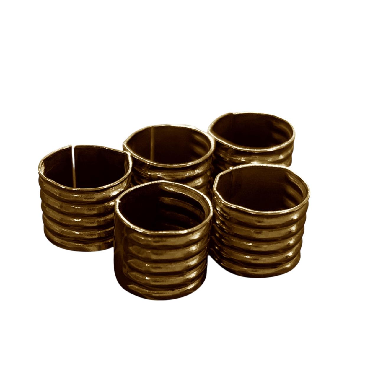 SEPARADOR BARRIL DE METAL ORO