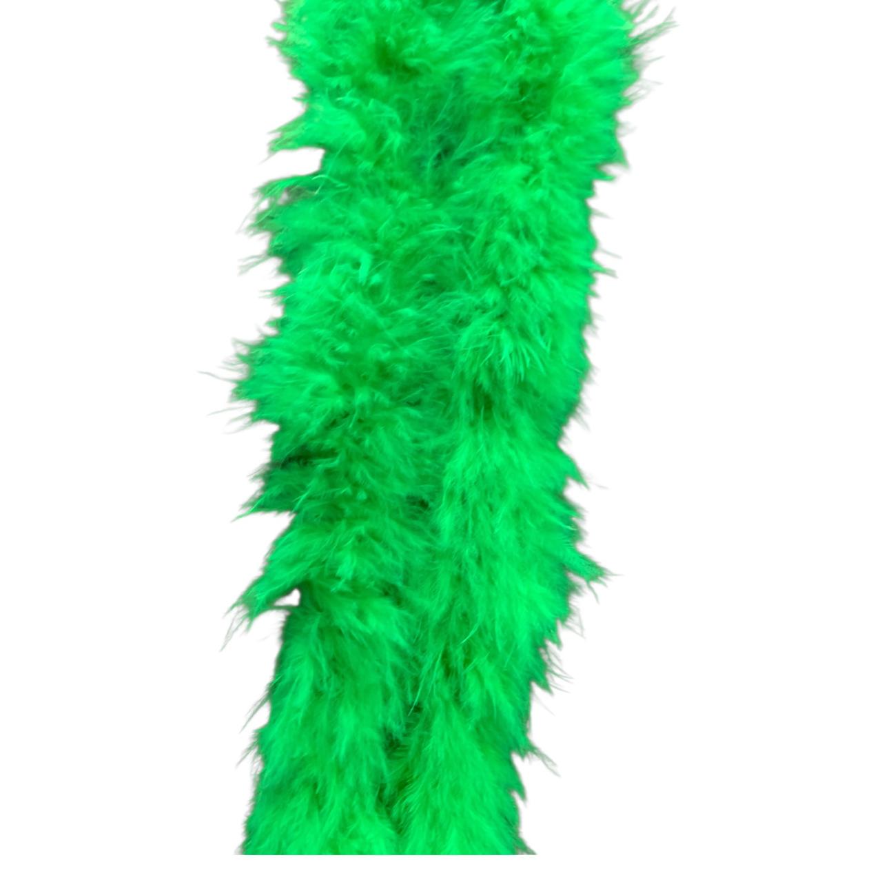 PLUMA MARABÚ MINI VERDE BANDERA