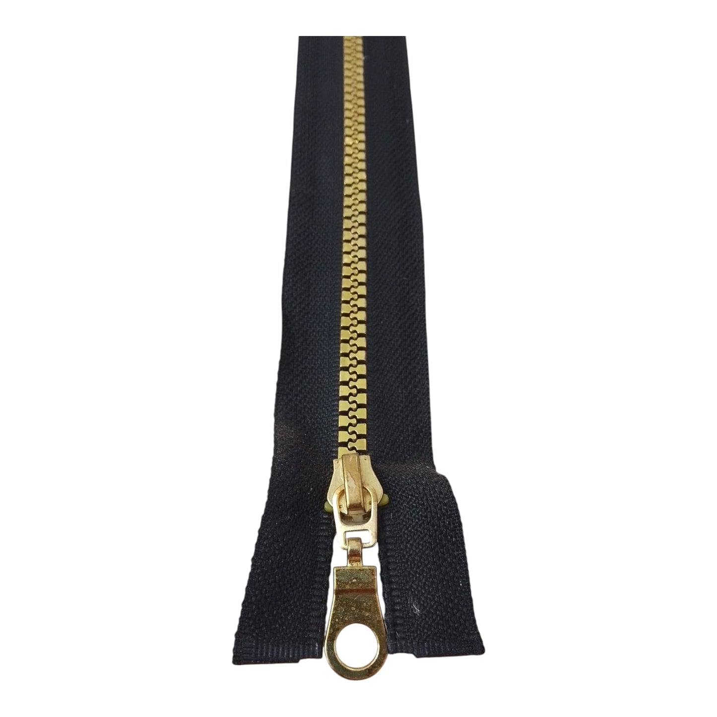 CIERRE PLASTICO DIENTE DORADO #5 40 CM