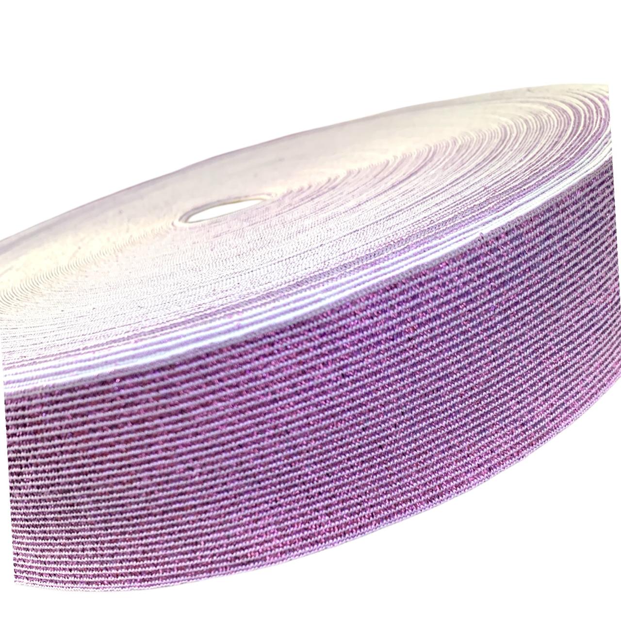 ELASTICO LUREX LILA
