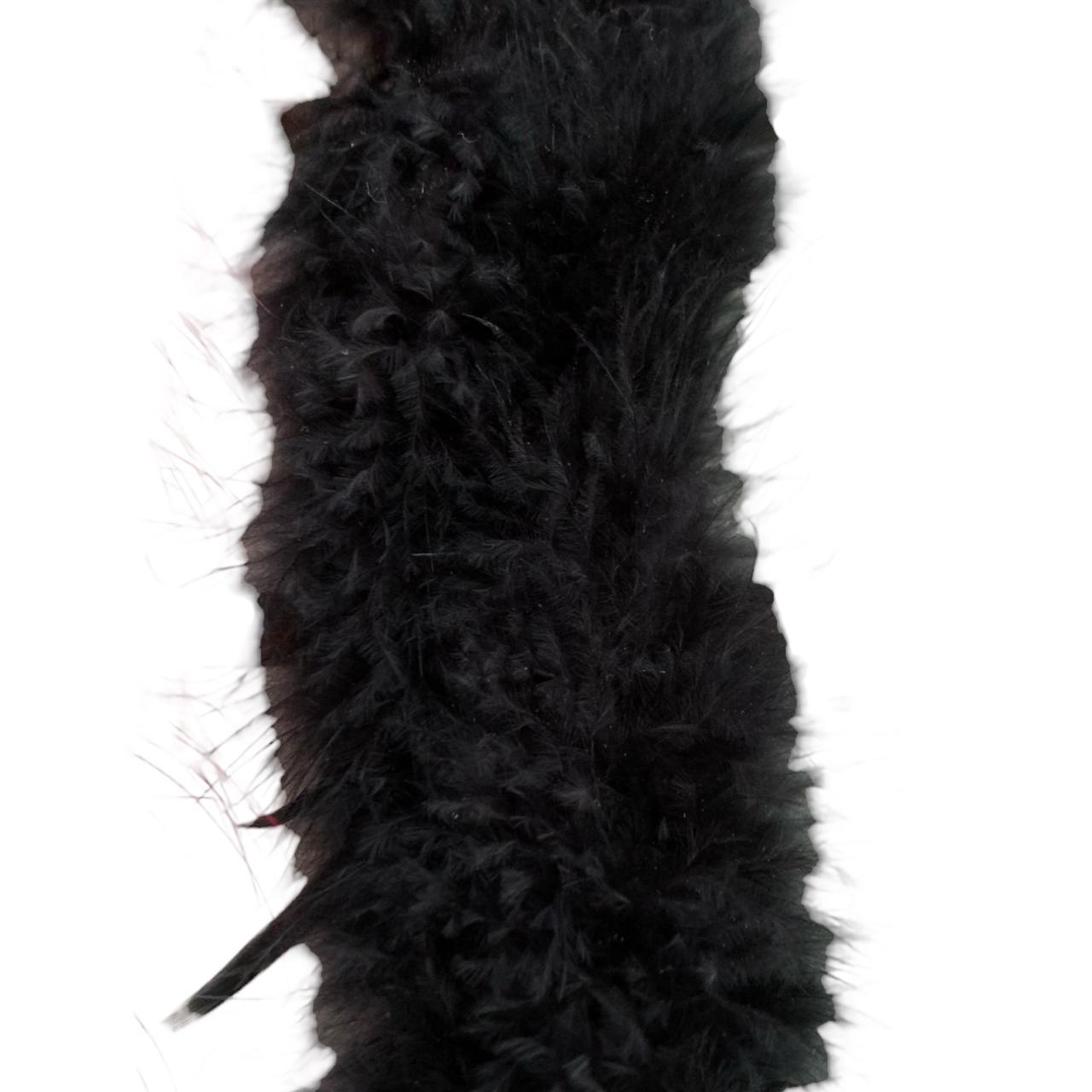 PLUMA MARABÚ MINI NEGRO
